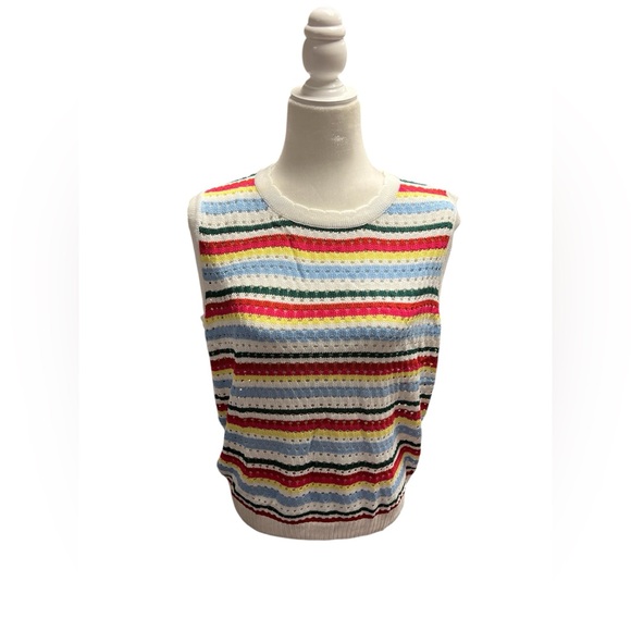 Multicolor Crochet Tank - Picture 2 of 3
